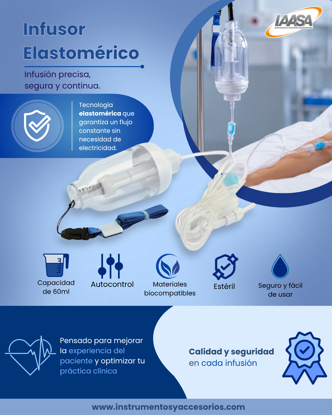 Infusor elastomérico 60ml - Image 3