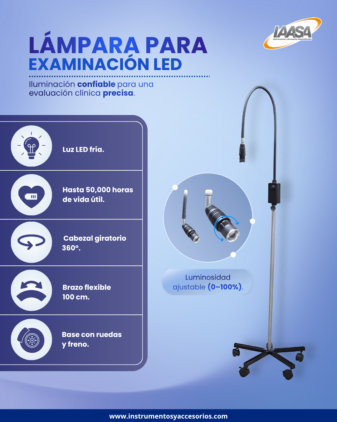 Lámpara para examinación LED - Image 2