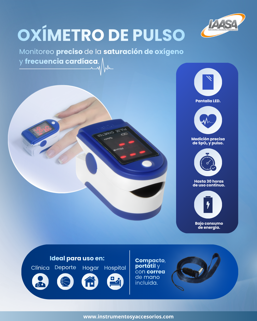 Oxímetro de pulso CMS50E - Image 3