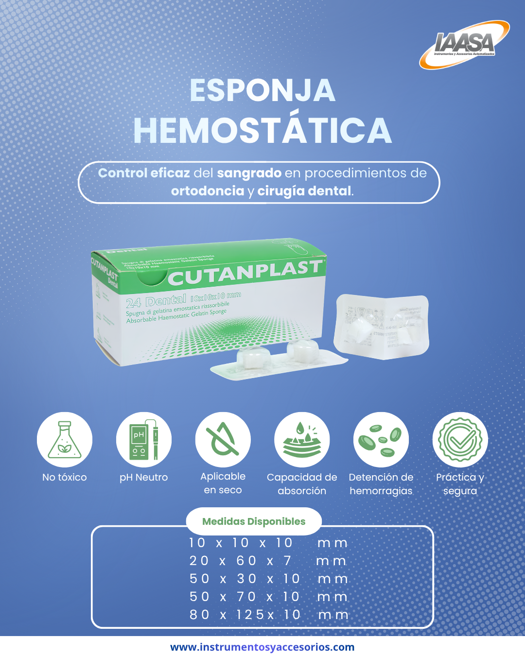 Esponja hemostática dental / ortodoncia - Image 3